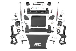 GMC Sierra 1500 Suspension Lift Kit - Rough Country - 6 Inch Lift Kit | Mono Leaf Rear | N3 - '19-'24